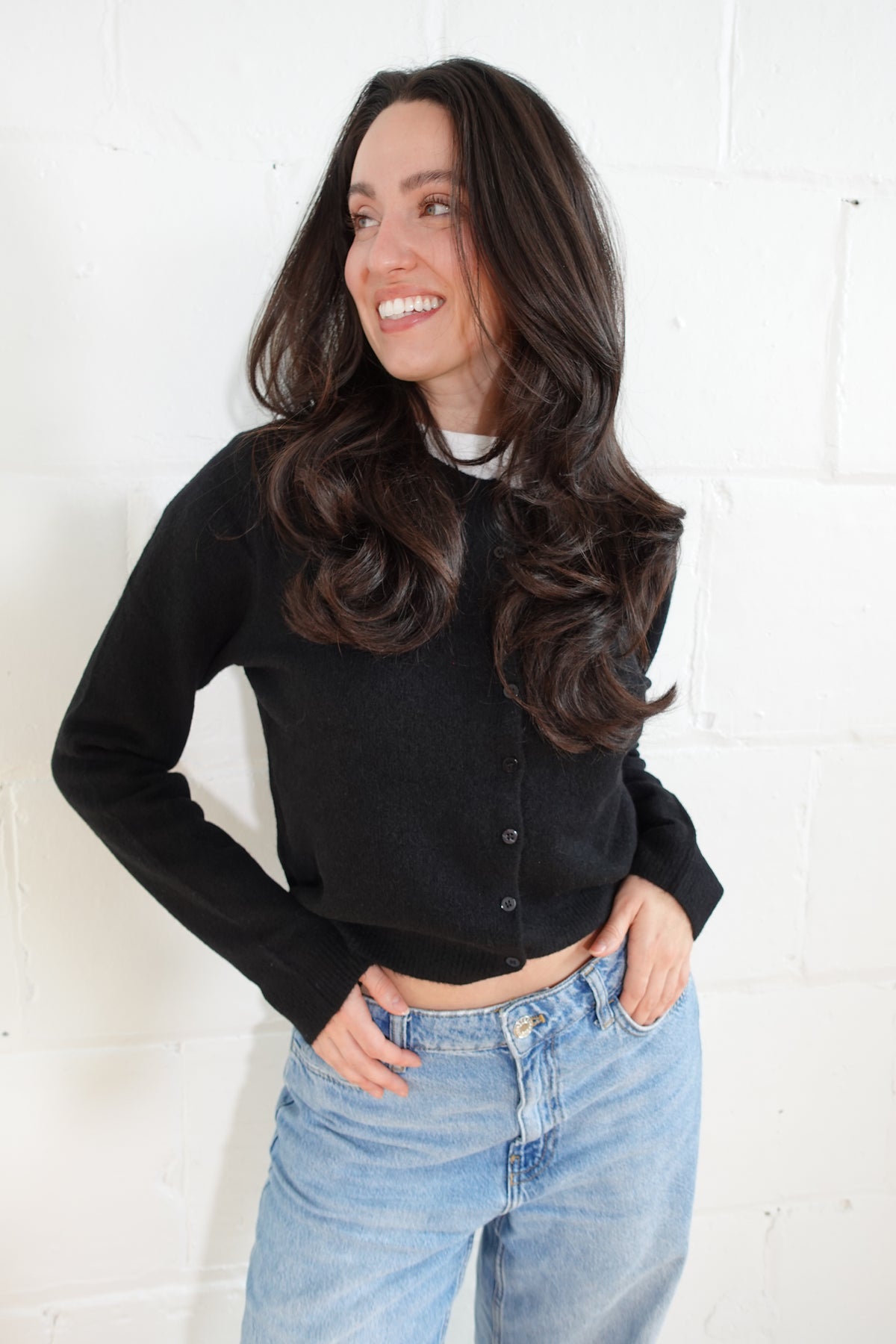 medina cardigan black