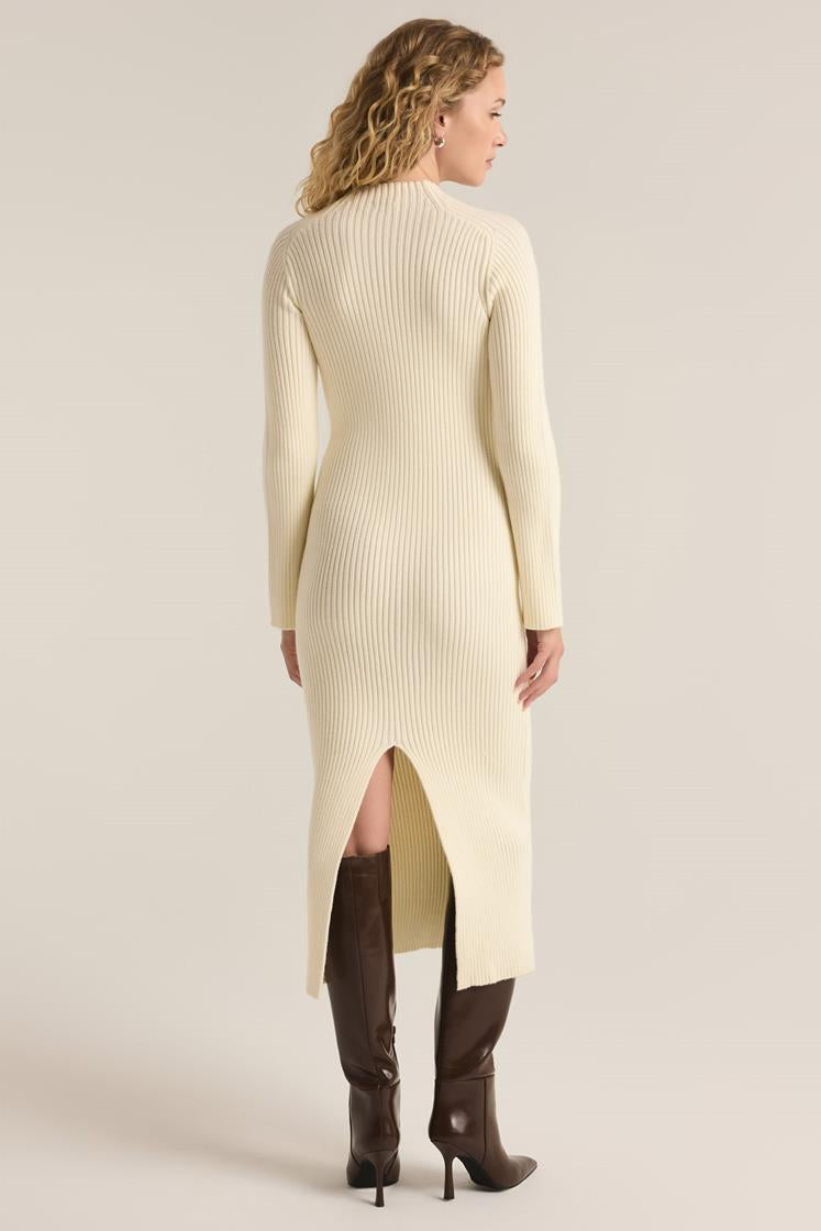 kass mock neck sweater dress