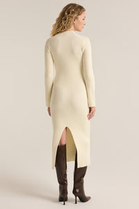 kass mock neck sweater dress