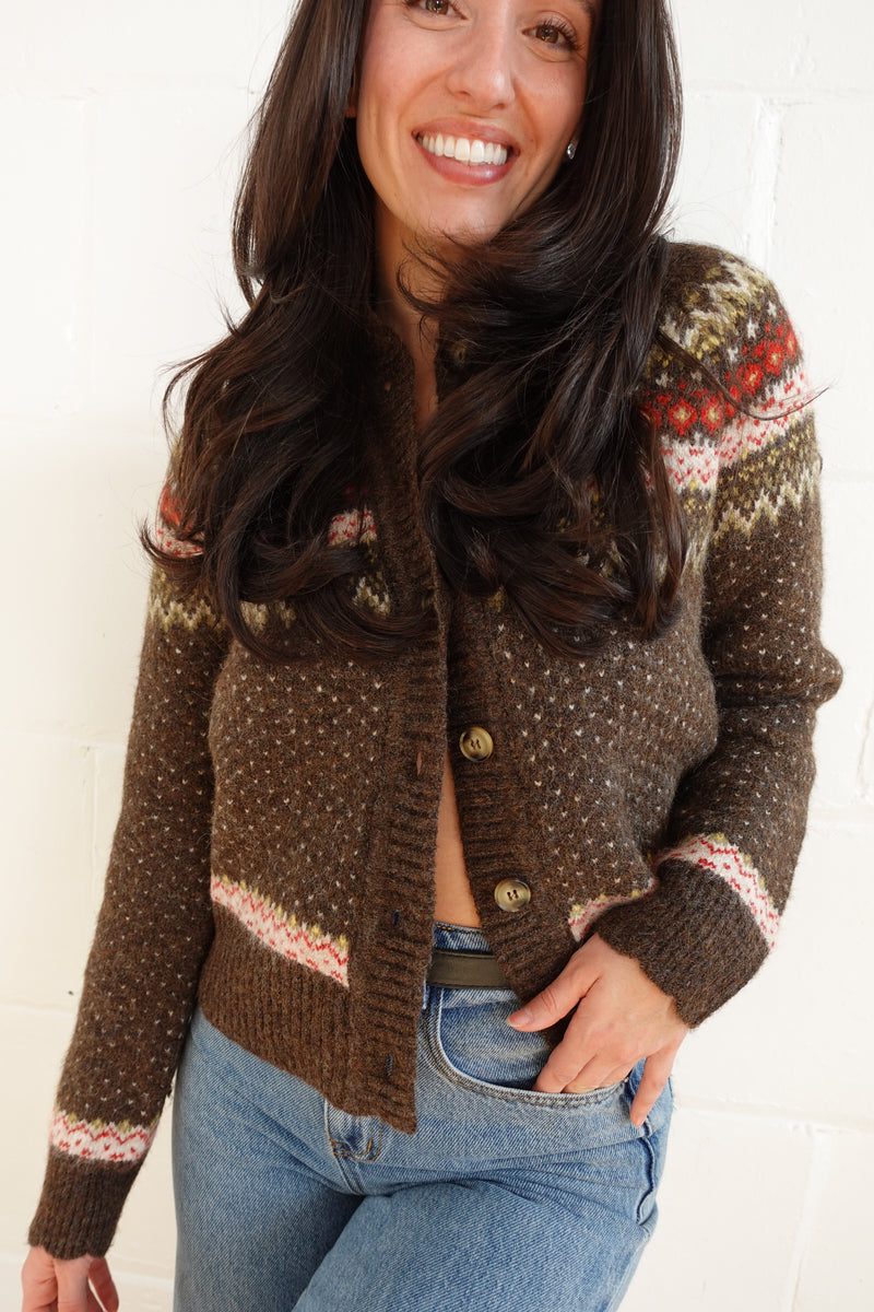 fair isle cardigan