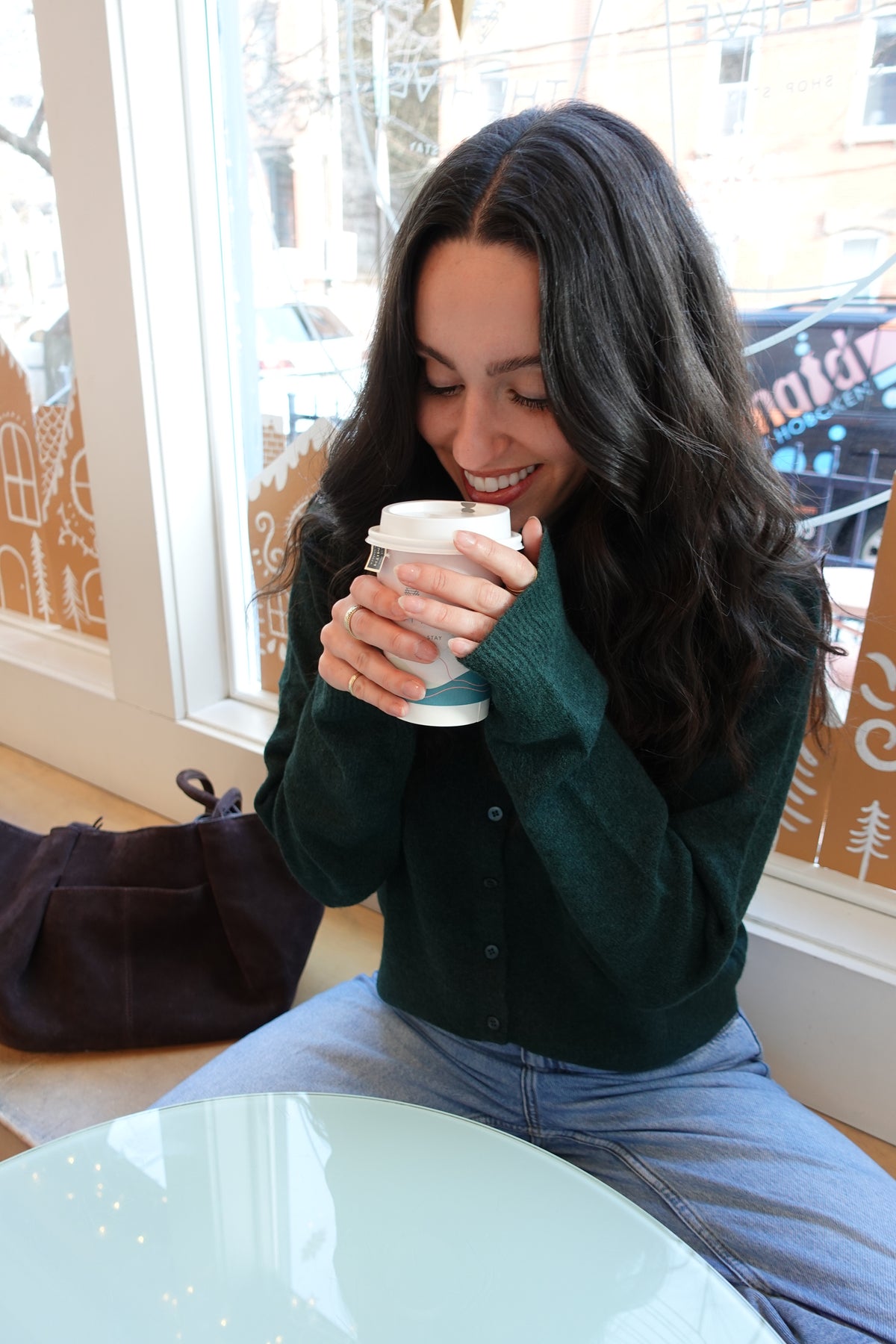 medina cardigan green