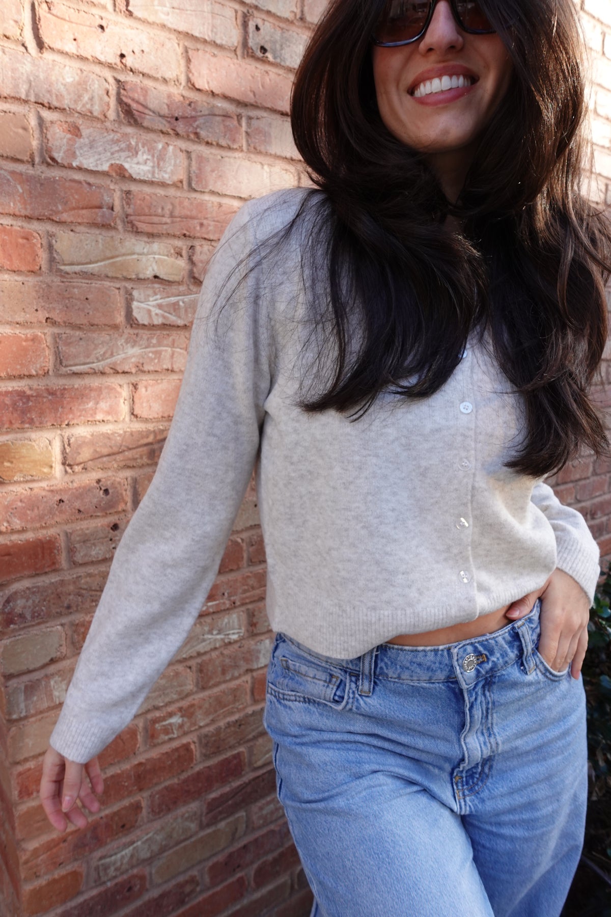 medina cardigan oatmeal