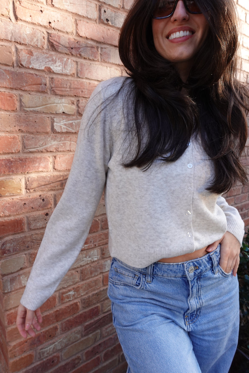 medina cardigan oatmeal