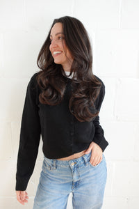 medina cardigan black