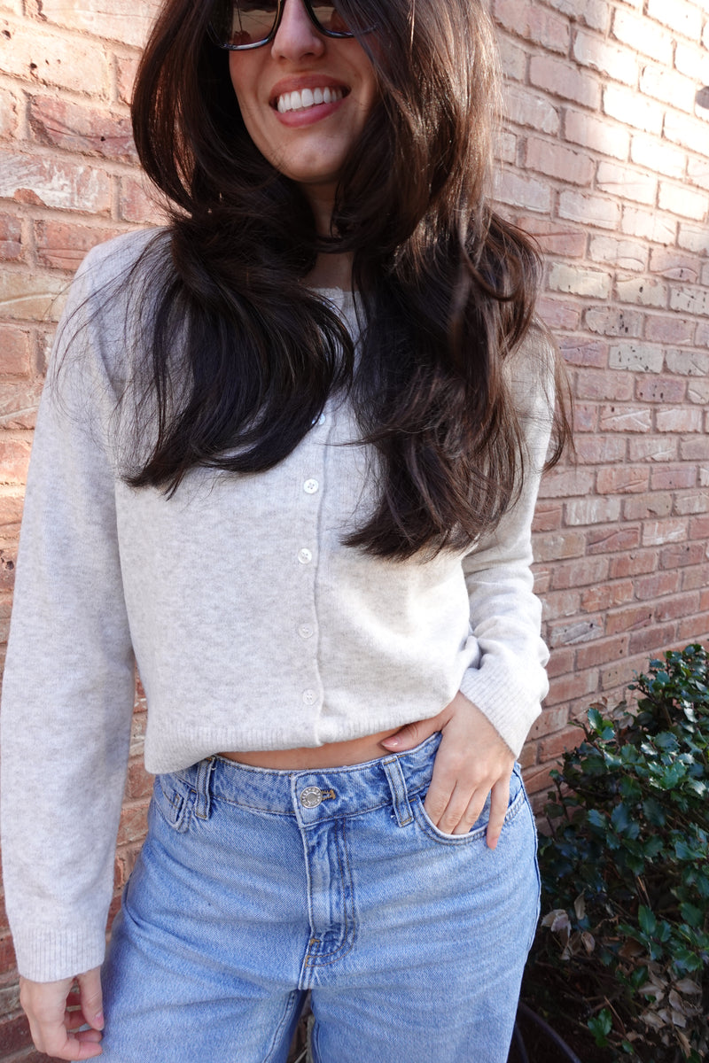 medina cardigan oatmeal