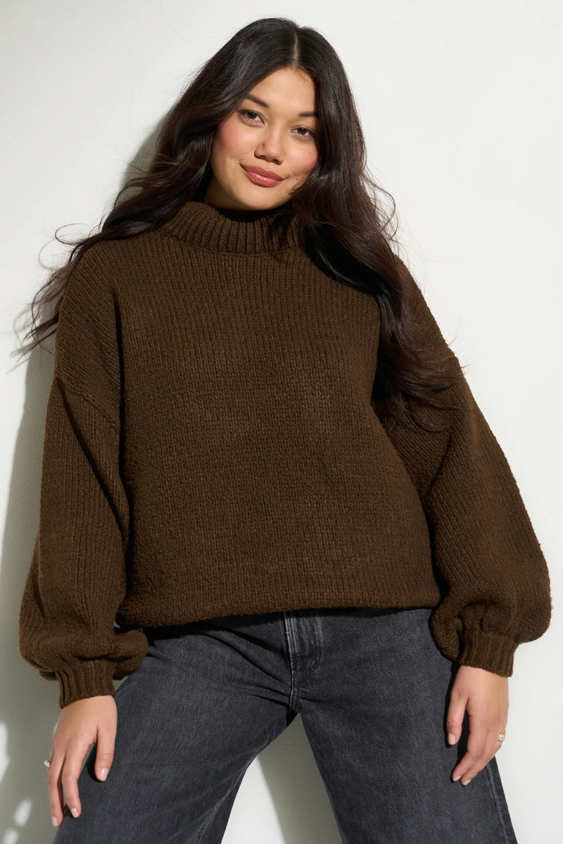 bellamy chunky knit pullover