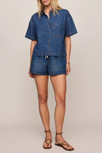 denim utility short