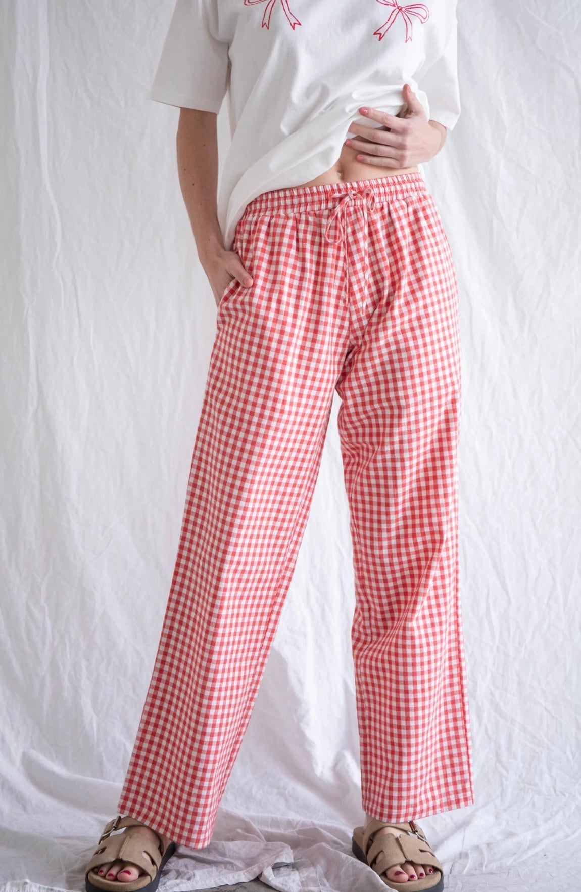 gingham pants