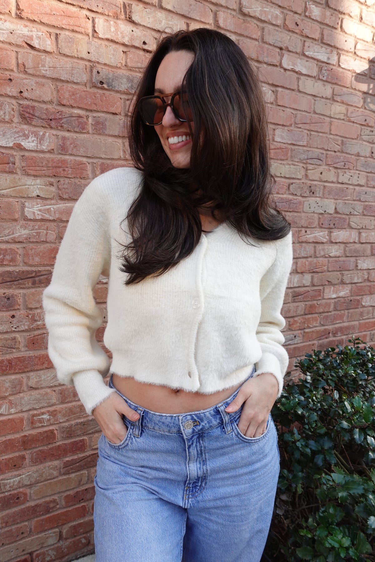 sadira fluffy cardigan