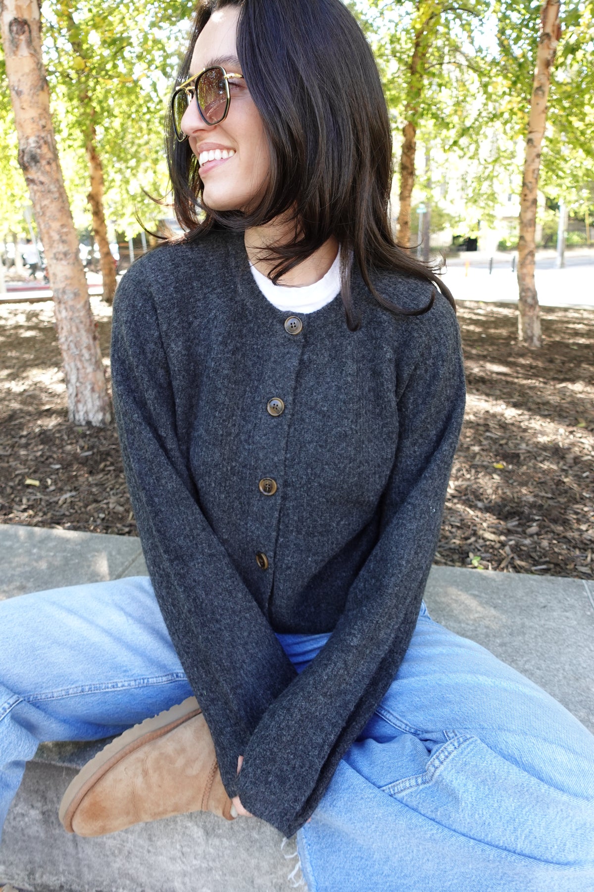 lisa sweater charcoal