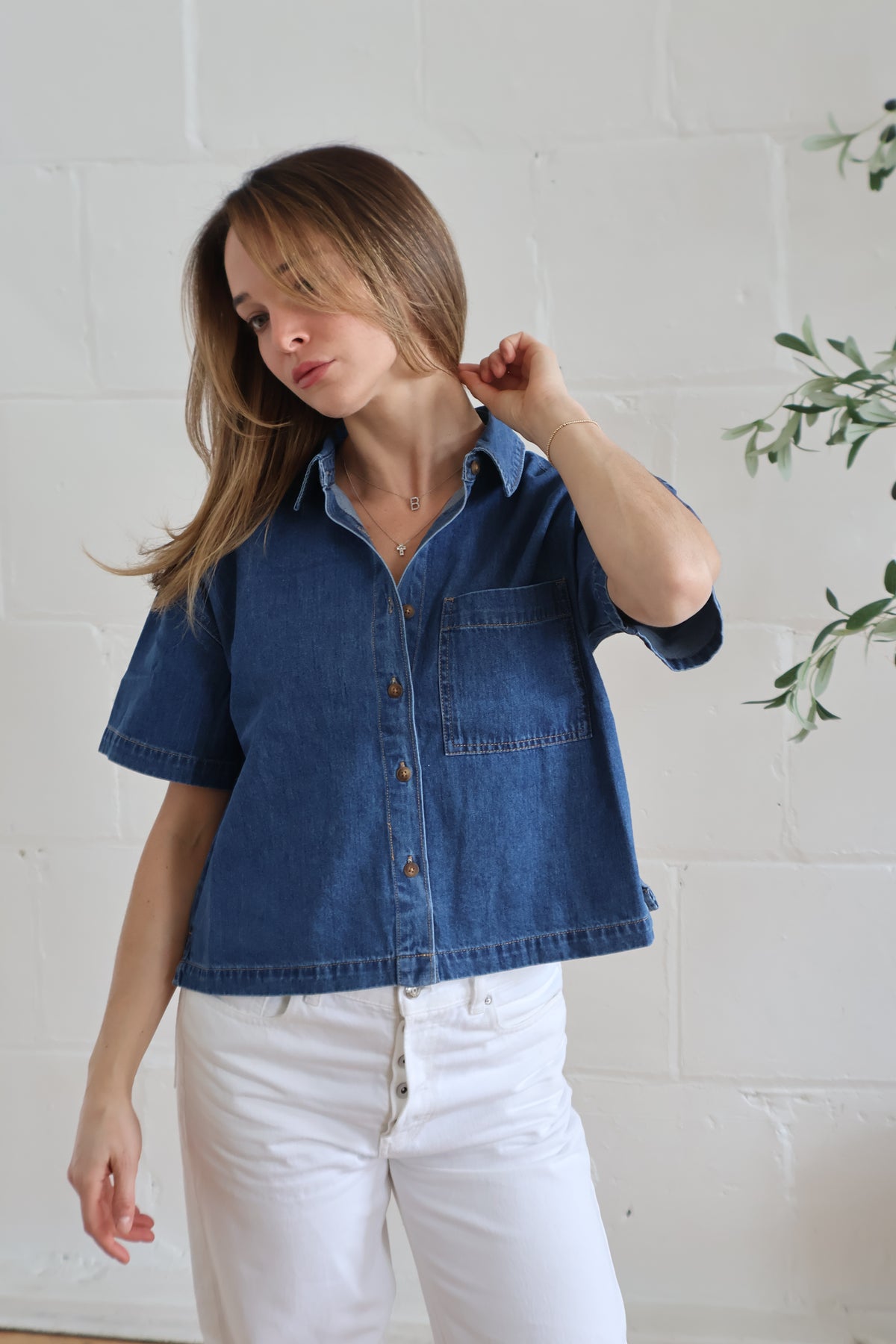 denim button up