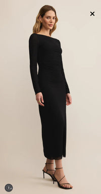 spellbound mesh midi dress