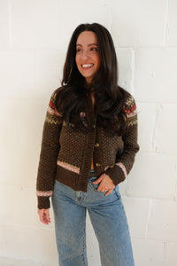 fair isle cardigan