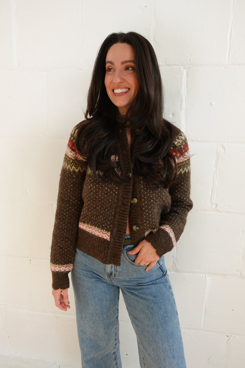 fair isle cardigan