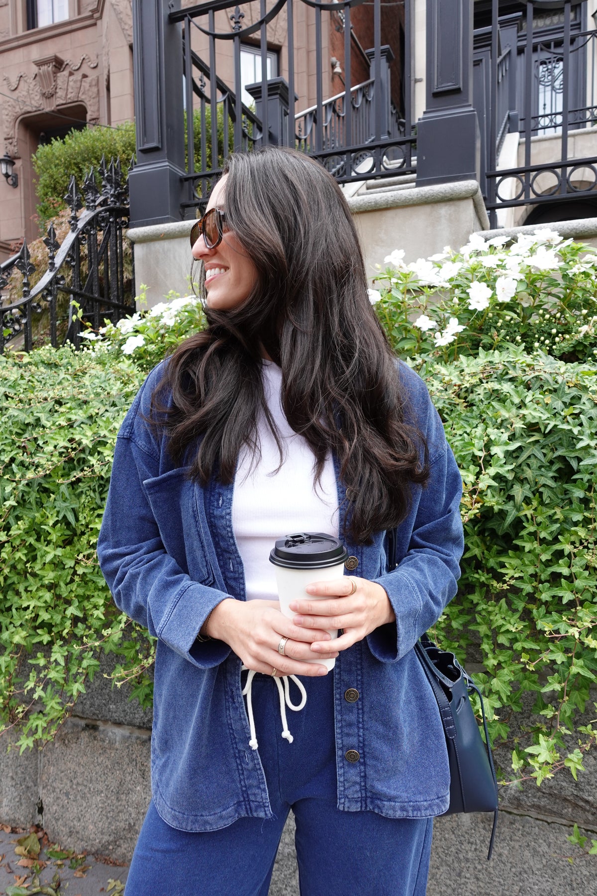 hunter knit denim pant