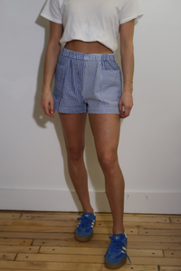 mixed print boxer short