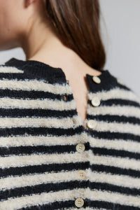 texture stripe cardigan