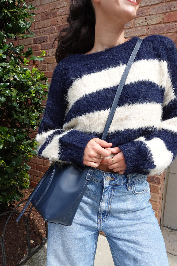 fuzzy knit sweater