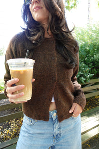 alison crewneck cardigan