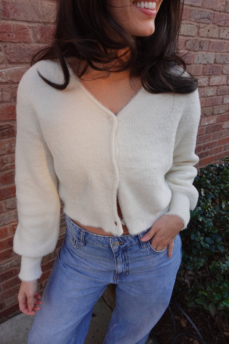 sadira fluffy cardigan