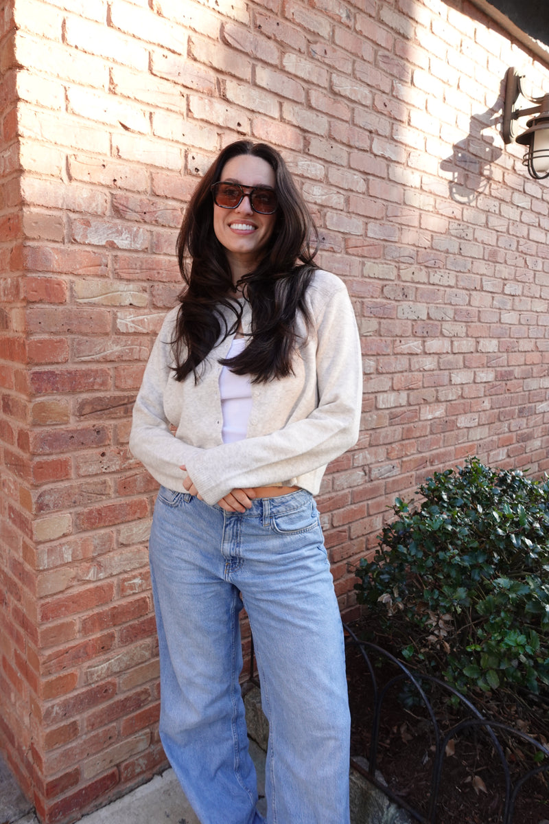 medina cardigan oatmeal