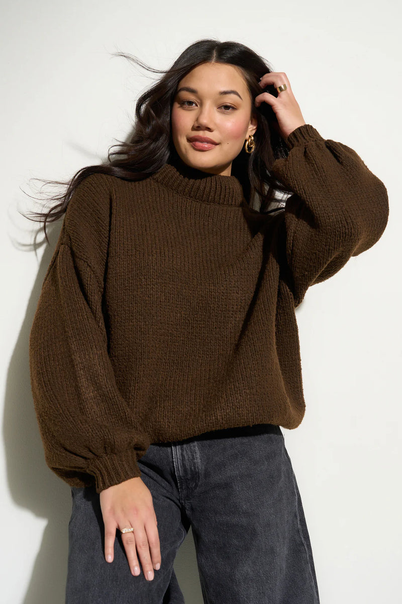 bellamy chunky knit pullover