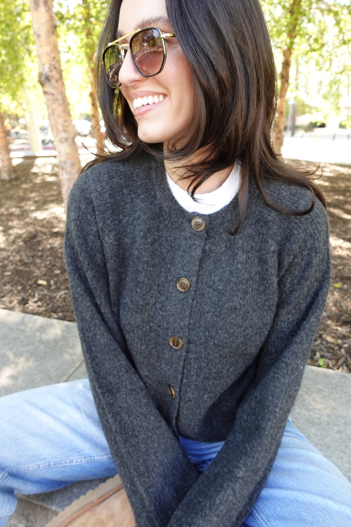 lisa sweater charcoal