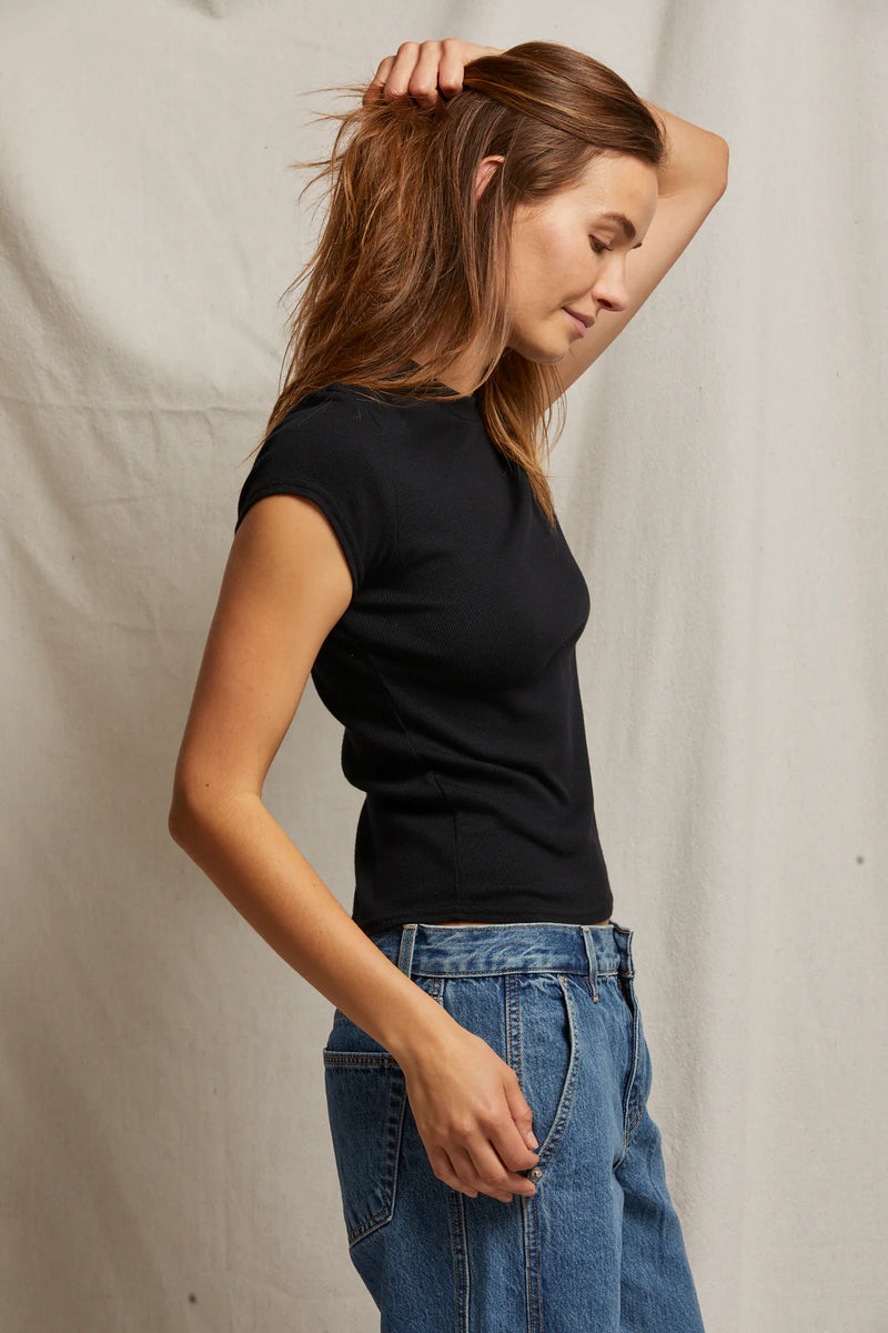 jude ribbed baby tee