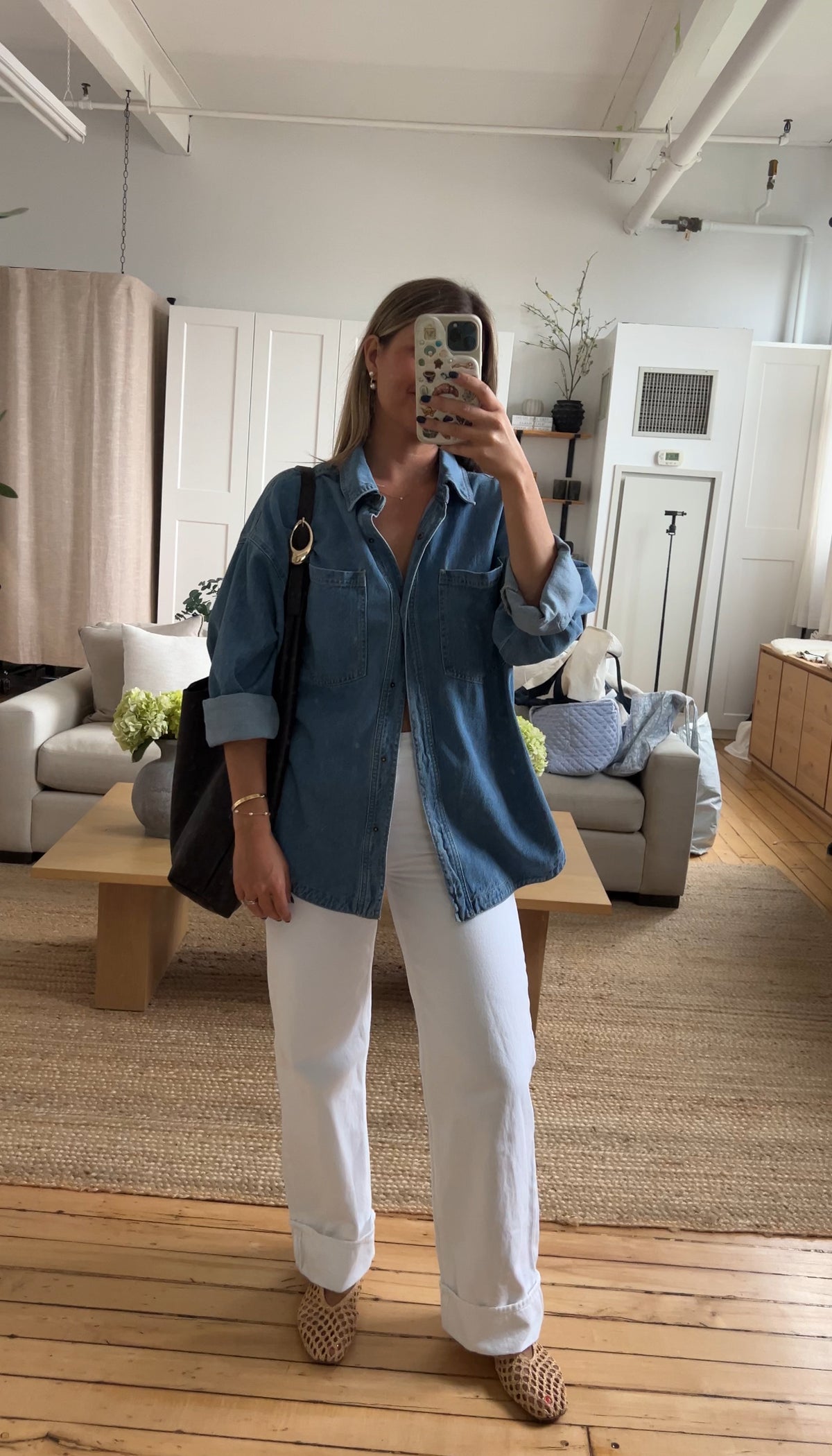 all day luxe soft denim jacket