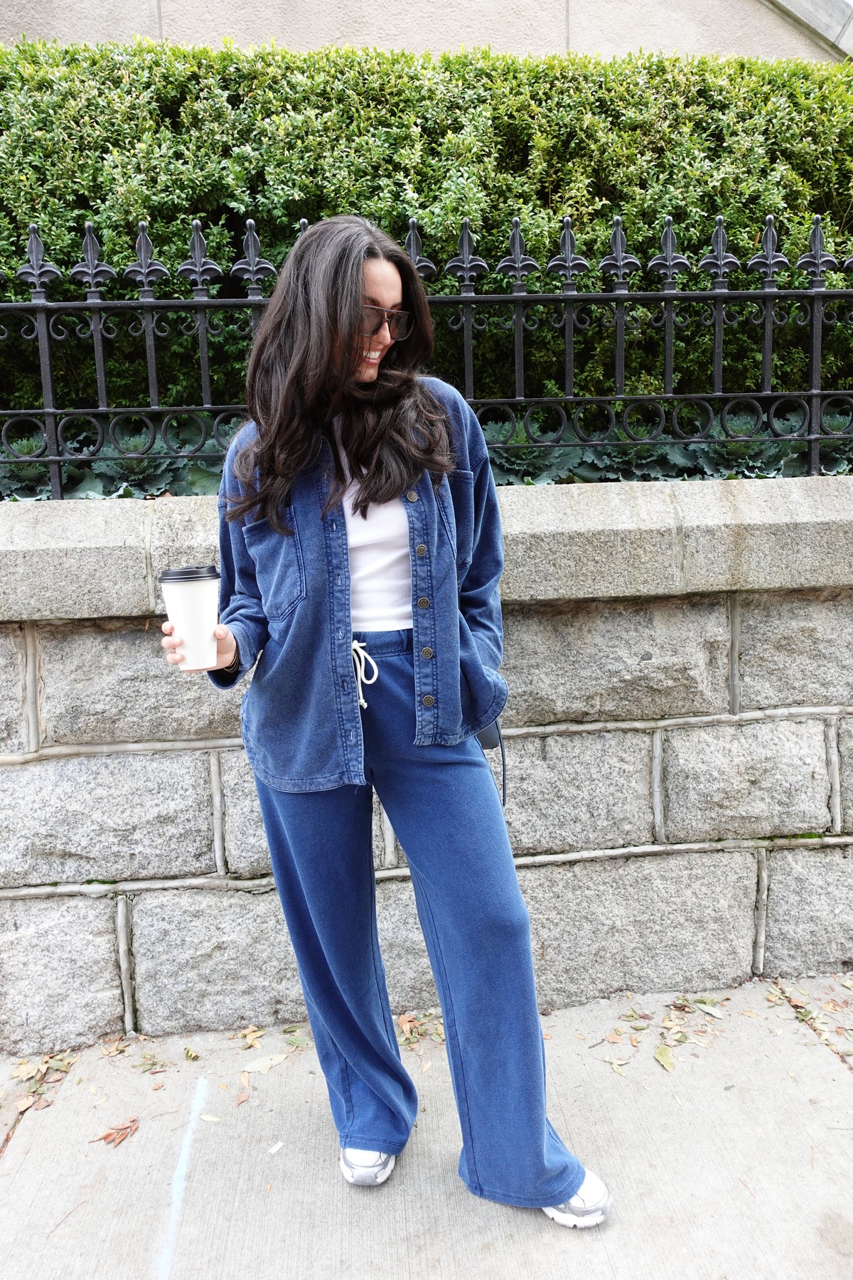 hunter knit denim pant