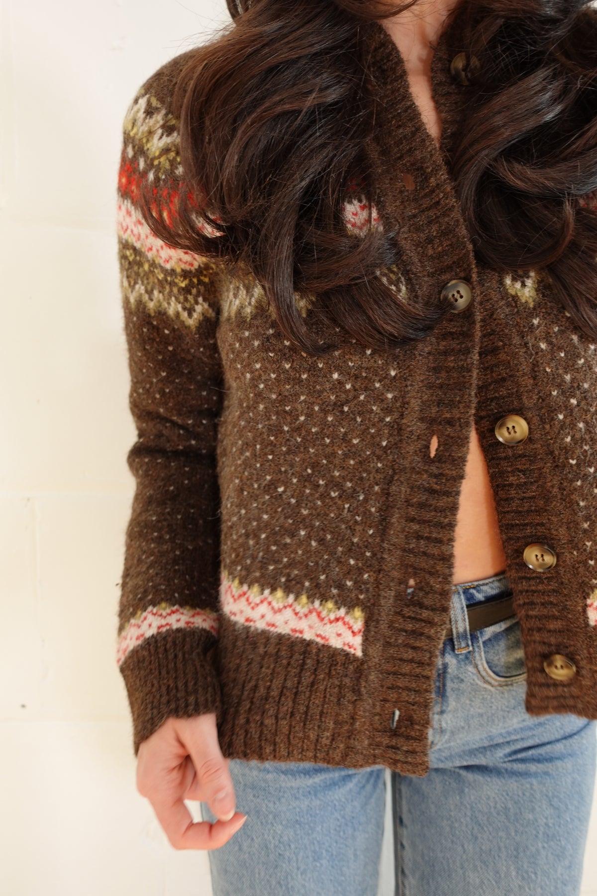 fair isle cardigan