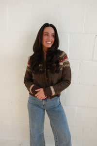 fair isle cardigan