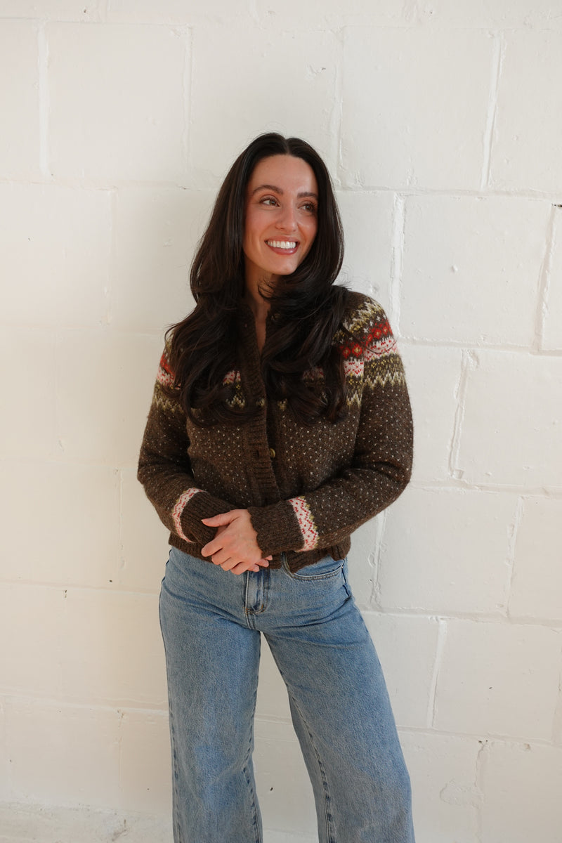 fair isle cardigan