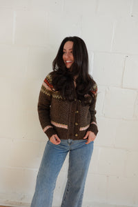 fair isle cardigan
