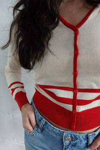 piper plunge neck cardi