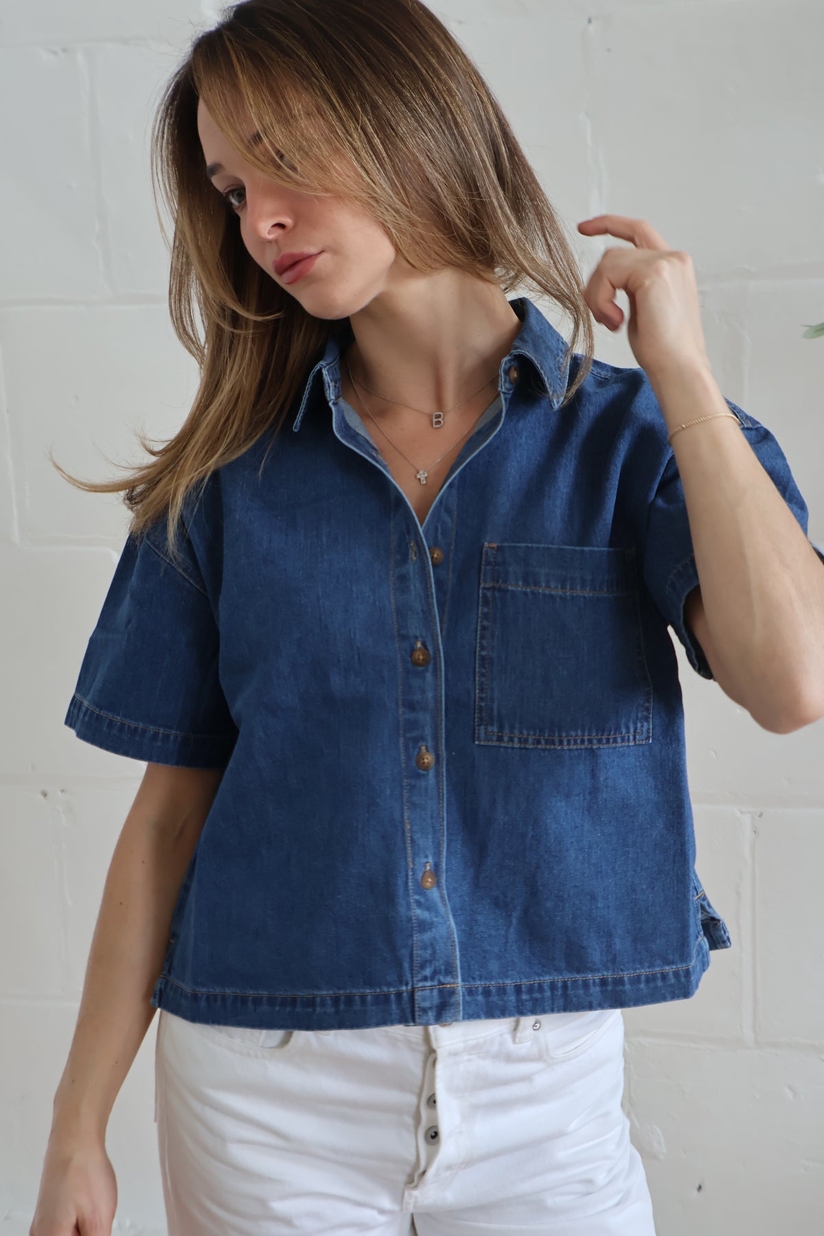 denim button up