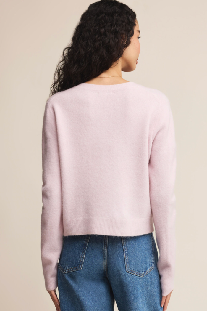 medina cardigan washed pink