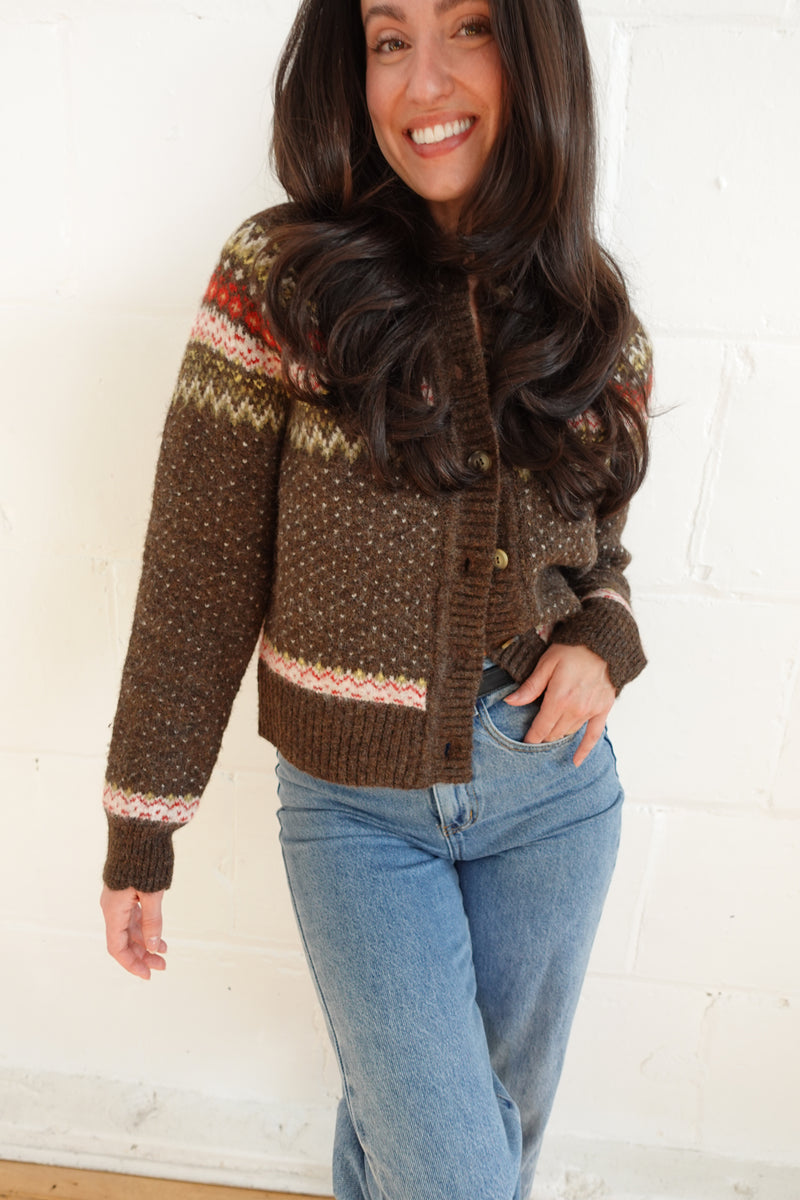 fair isle cardigan