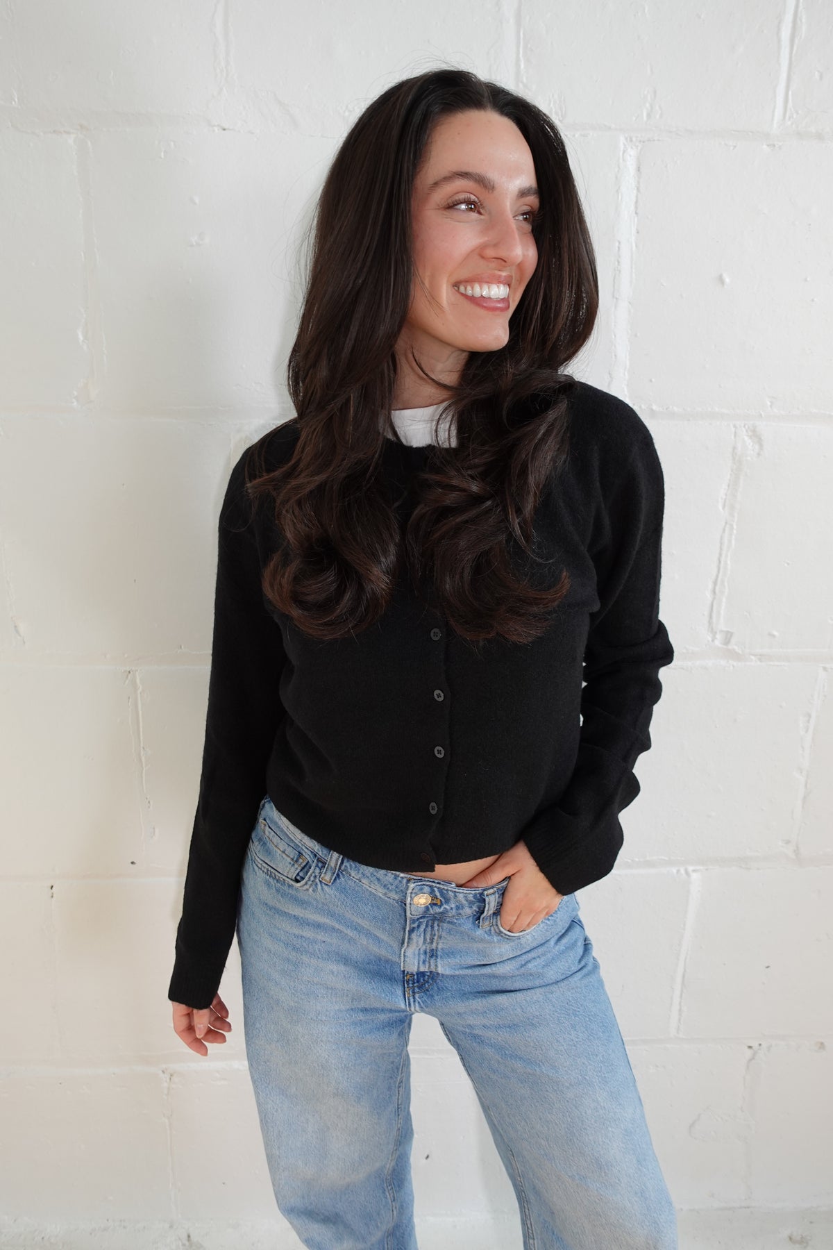 medina cardigan black