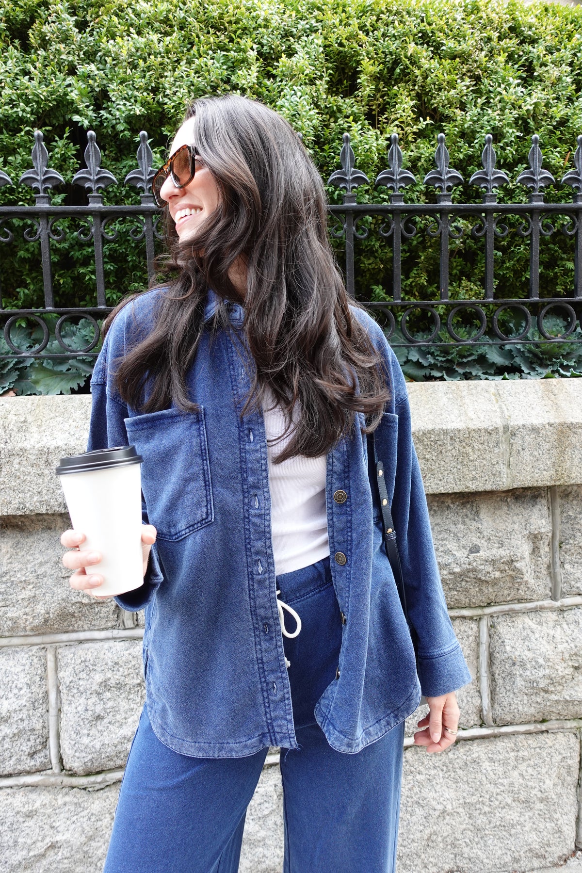 hunter knit denim pant