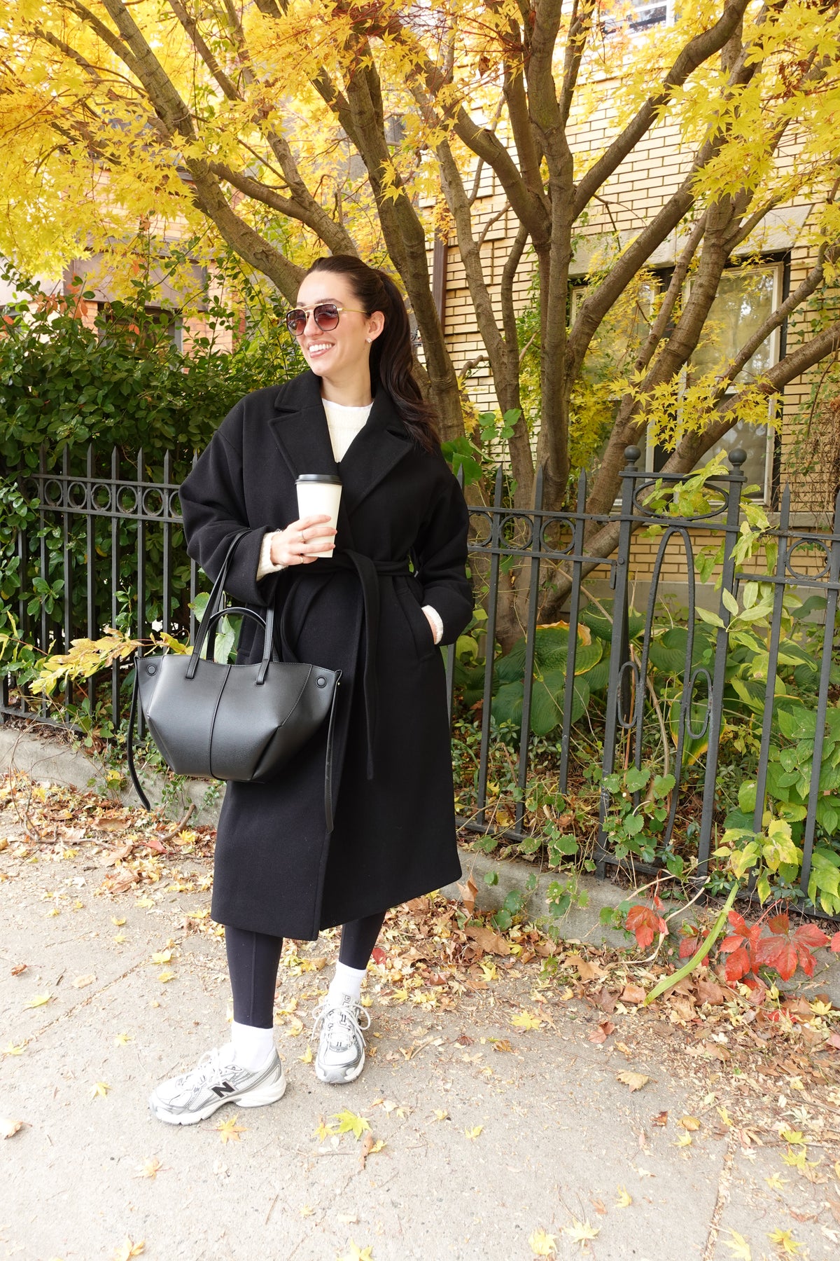 ralph long wrap coat