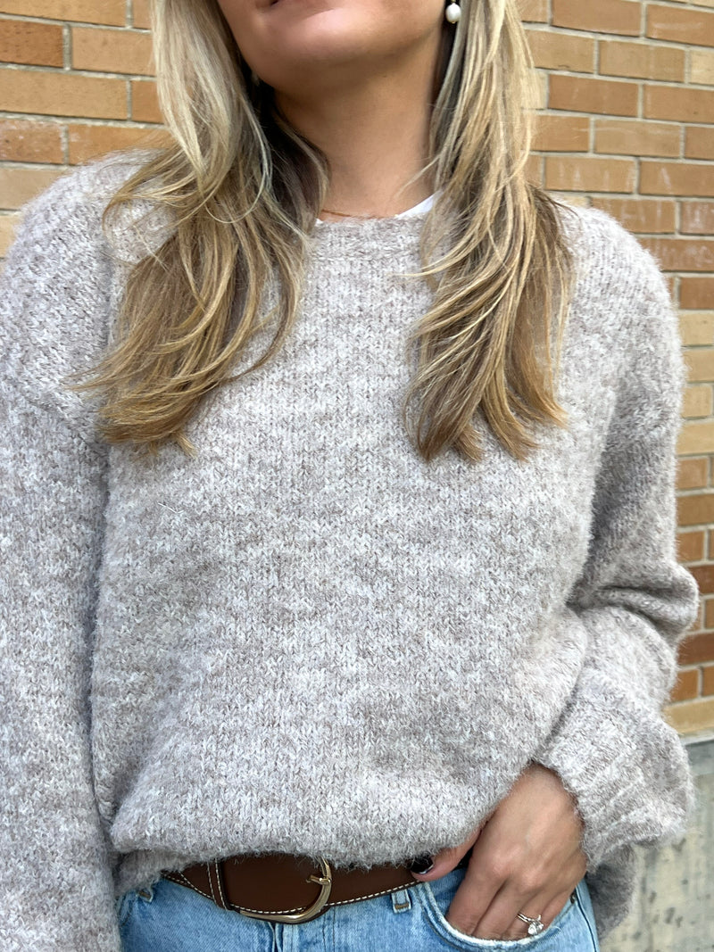 chunky knit pullover