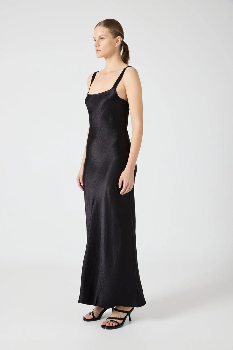 crush bias classic slip dress black