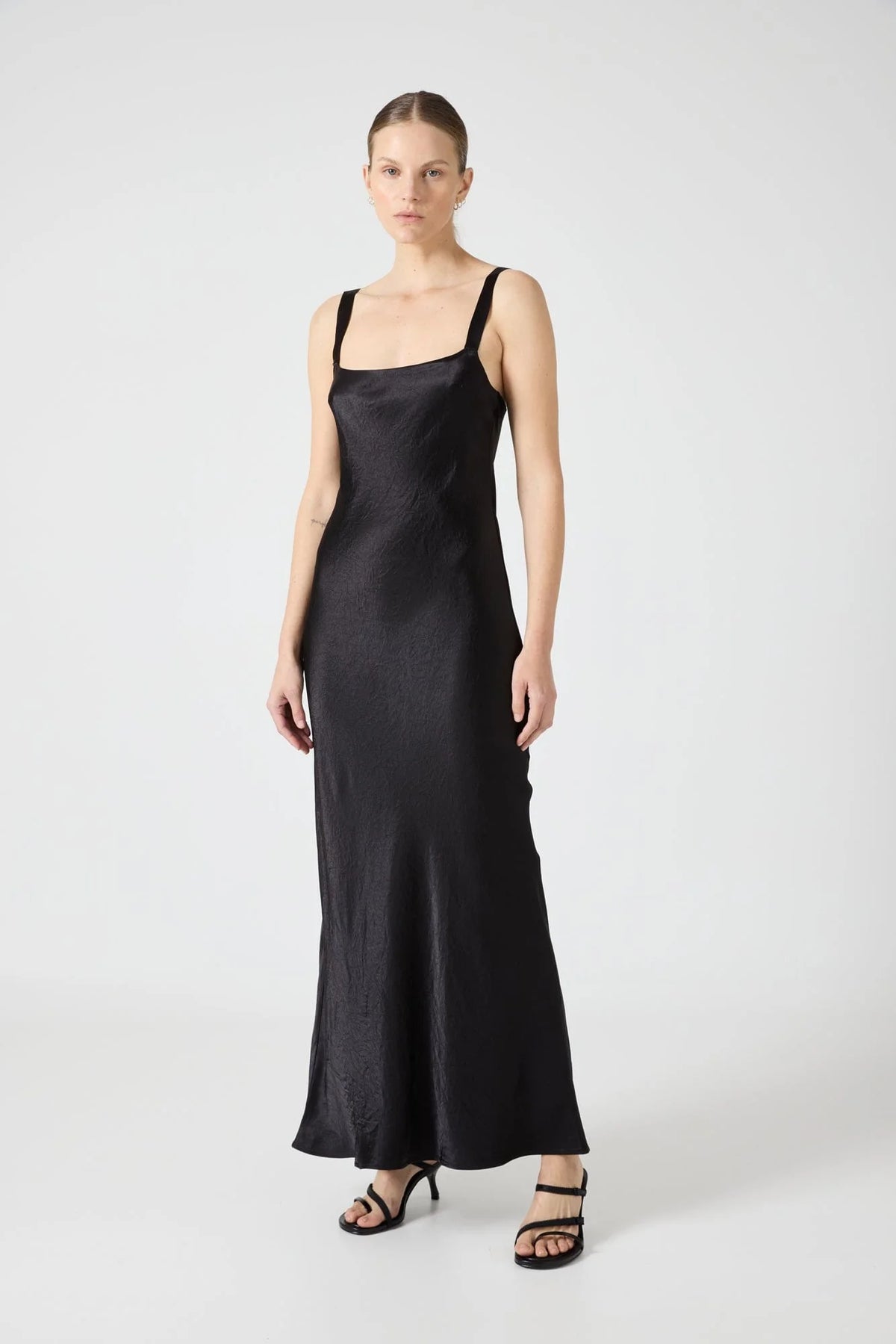 crush bias classic slip dress black