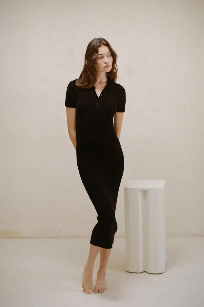 knit button down midi dress somewear in between knit button down midi dress somewear in between