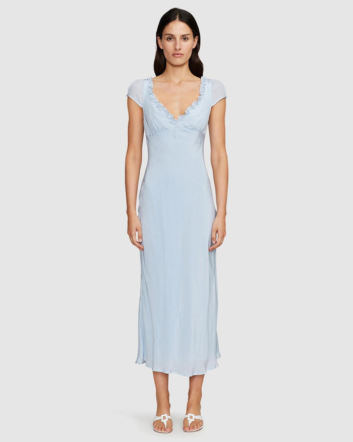 lottie midi dress sky lottie midi dress sky