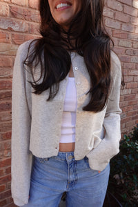 medina cardigan oatmeal