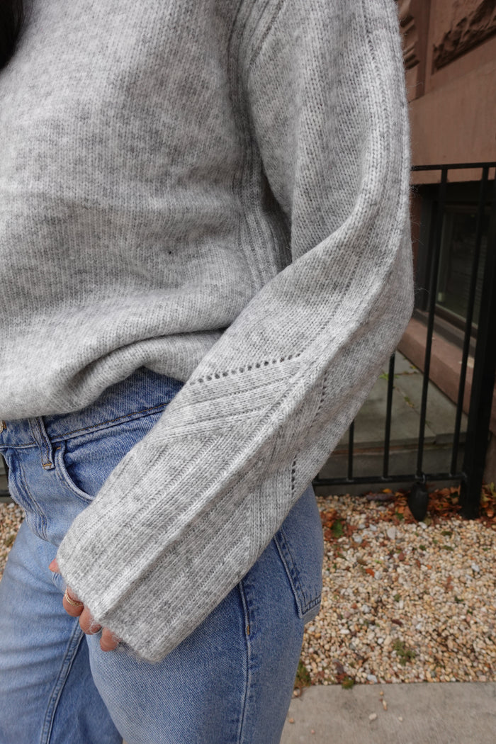 millie mock neck sweater