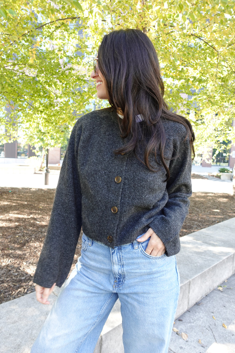 lisa sweater charcoal