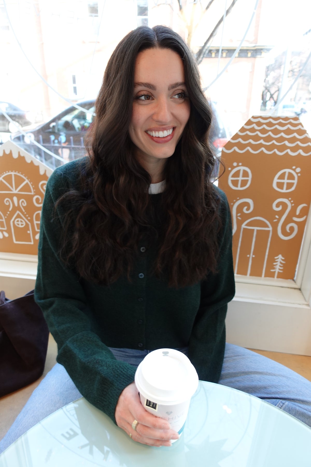 medina cardigan green